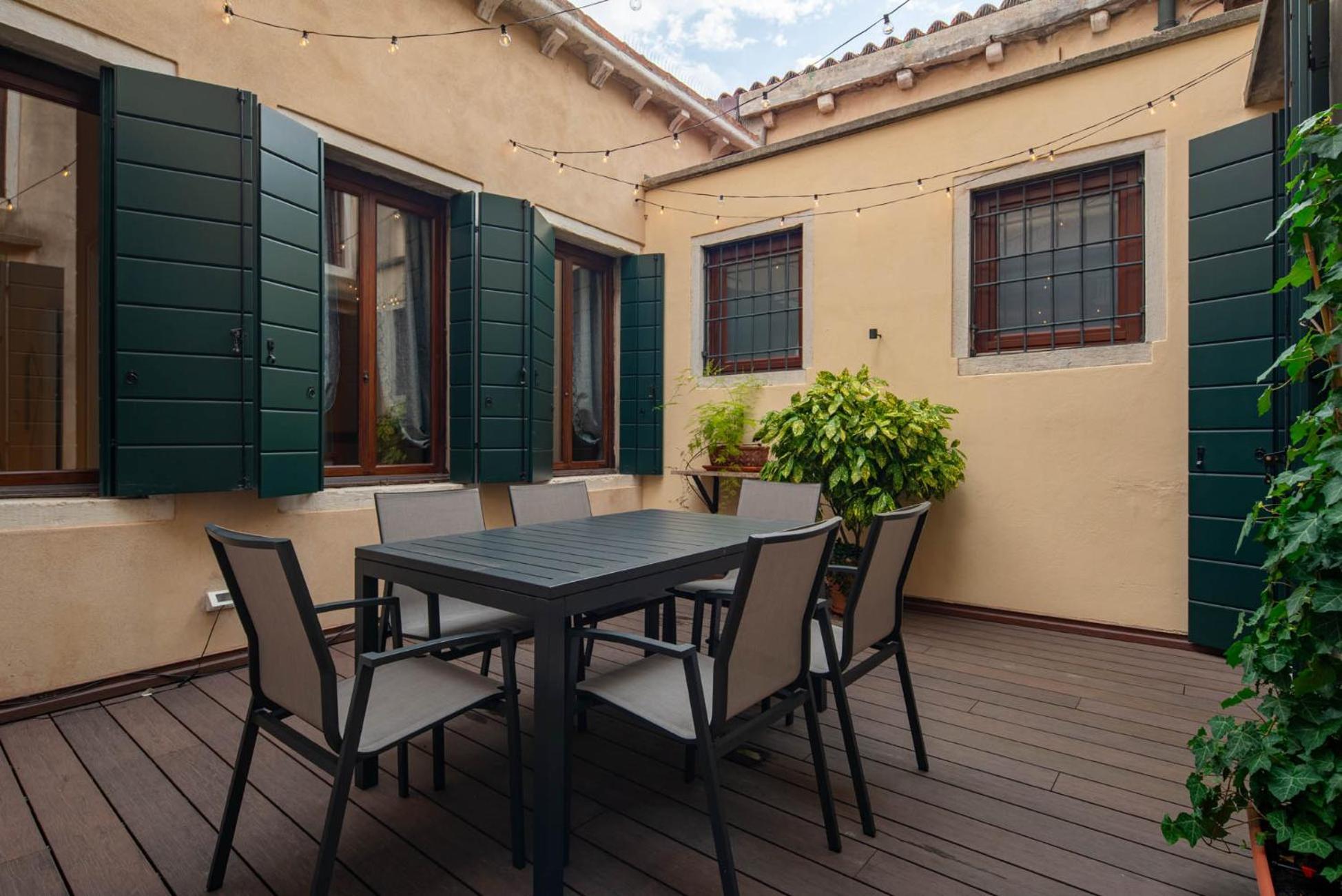 Ca' Longo Palace Damasco Venesia Bagian luar foto